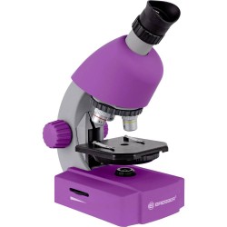 Bresser Optik violet Kindermicroscoop Monoculair 640 x Doorvallend licht